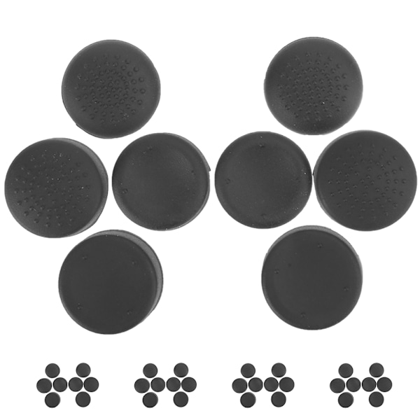 5 Set 8 i 1 Silikon Joystick Skyddsfodral Tillbehör för PS4 Spelkonsol Gamepad