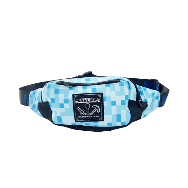 Minecraft leksaker creeper ansikte ryggsäck midjeväska stor kvantitet 32*17 Creeper Fanny Pack