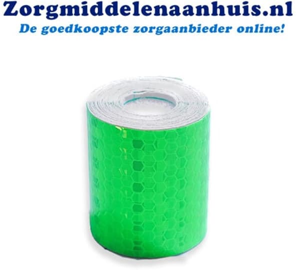 Reflekterende Tape Klasse 1 Selvklebende 2 Ruller Hvit Rød 5cm Bredde 300cm Lengde Per Rull