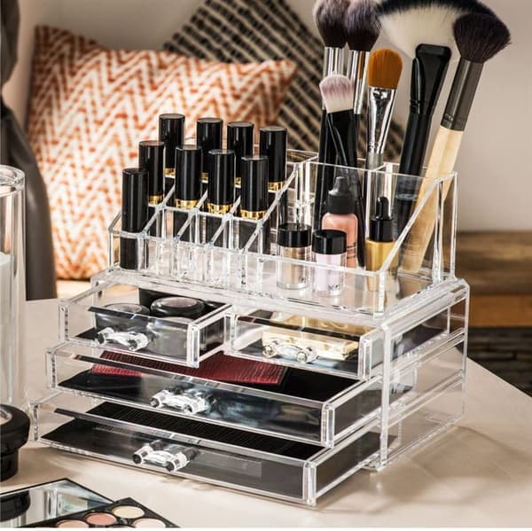 Makeup Opbevaring Makeup Organizer Akryl med 4 Skuffer SF1155