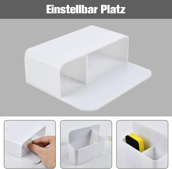 Magnetisk Penholder 2 Stykker Whiteboard Tilbehør Vægmonteret Blyantholder Til Køleskab Kontor Hjem
