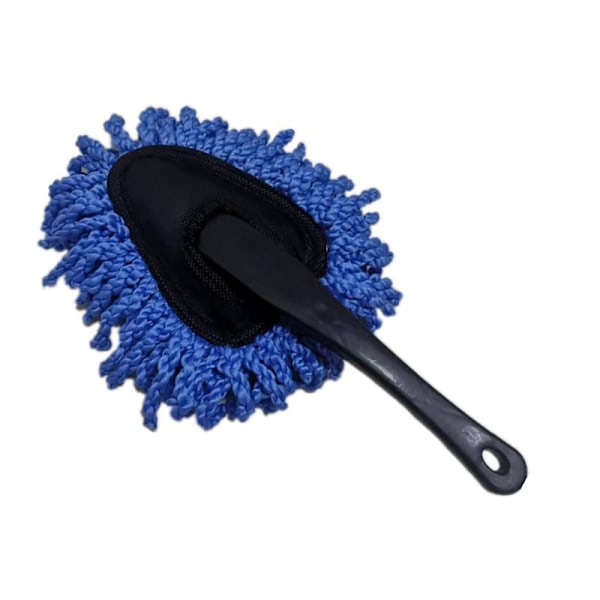 Autonpesumoppi auton puhdistusväline erikoisautoharja pölynpoistotyökalu pölyhuiska lakaisee pölyt vahingoittamatta autoa pehmeäharjaksinen autoharja Gray large brush [retractable]