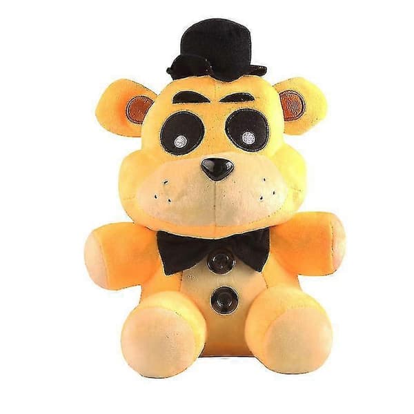 Nätter på Freddys Purple Shadow ja Gold Bear pehmolelu