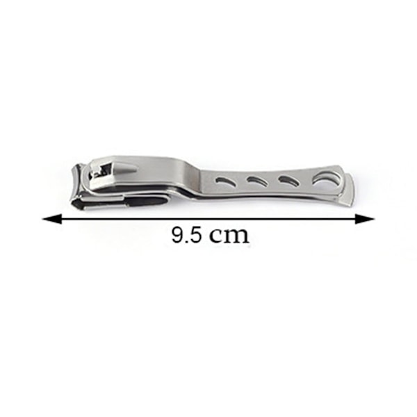 Kynsileikkurit 360 astetta kääntyvällä päällä, terävät varpaankynsileikkurit miehille paksuille varpaankynsille/kynsille senioreille - 9,5 cm