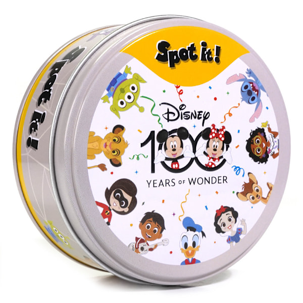 Englantilainen Spot it -perhepeli, vanhempi-lapsi etsi eroavaisuuksia -korttipeli, Dobble-korttipeli, löydä sisaresi Mickey Mouse Yellow