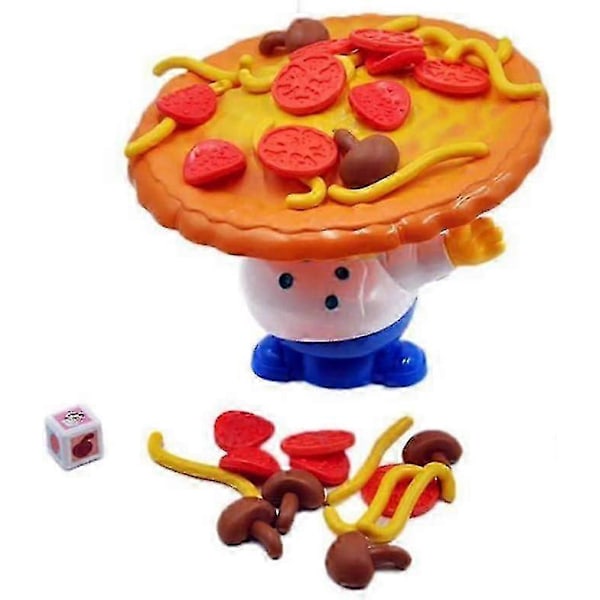 Toss Pizza -peli, pöytäpeli tasapainottavalla pizzalla