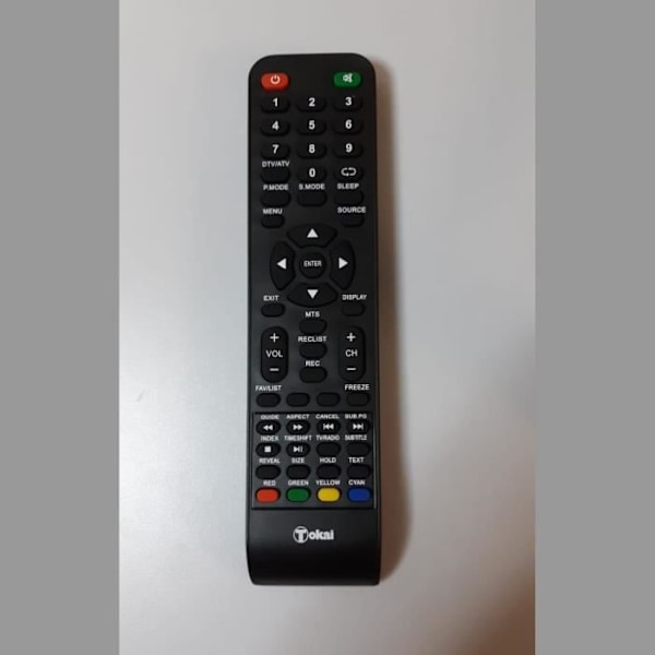 Tokai. Alkuperäinen kaukosäädin TOKAI TTE22J2904K televisiolle. Uusi. Toimitetaan ilman paristoja.
