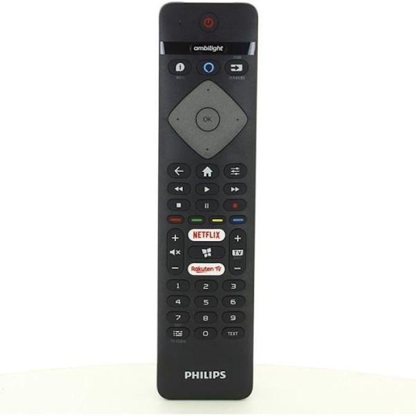 Fjernbetjening - PHILIPS - RC4154405/01R - Kompatibel med 70PUS780512, 50PUS780512, 43PUS780512 - Grå - Enkel