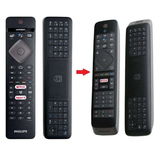 D'Origine Telecommande Philips YKF423-007 YKF423-003 QWERTY