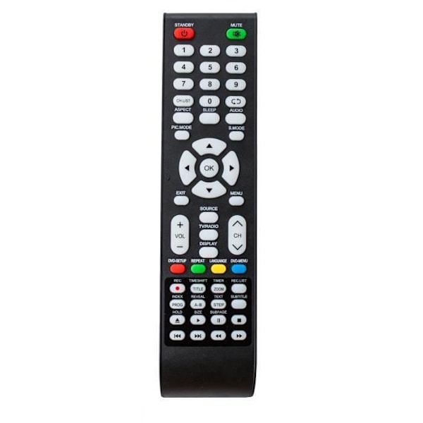 Fjärrkontroll för Schneider LED24-SCP090HDVD LED24-SCP090HWDVD