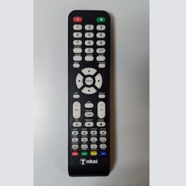 Fjernbetjening - TOKAI - TTE24K2014W - Ny - Enkel fjernbetjening - Hvid farve
