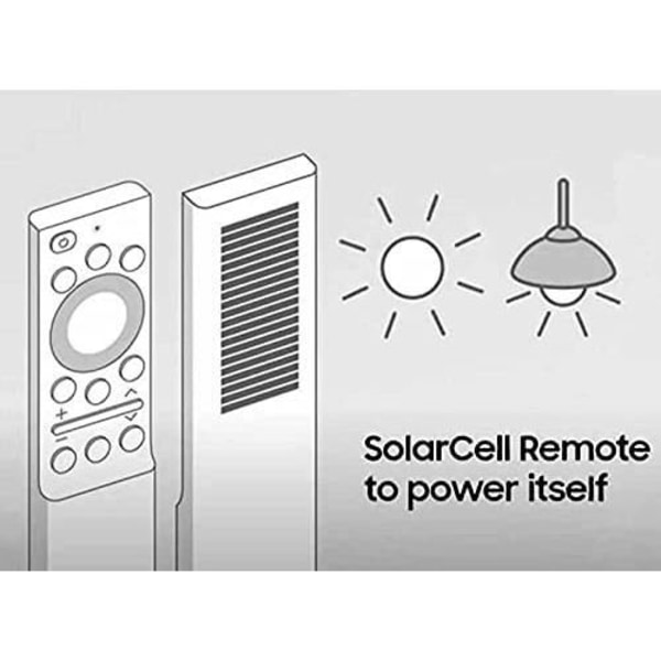 Eco BN59-01357D Universal Solar laddad röstfjärrkontroll kompatibel med Samsung Neo LED Smart TV med Netflix Prime Rakuten