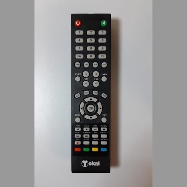 Tokai. Original fjernbetjening til TOKAI TTE48B4444K TV. Ny. Leveres uden batterier.