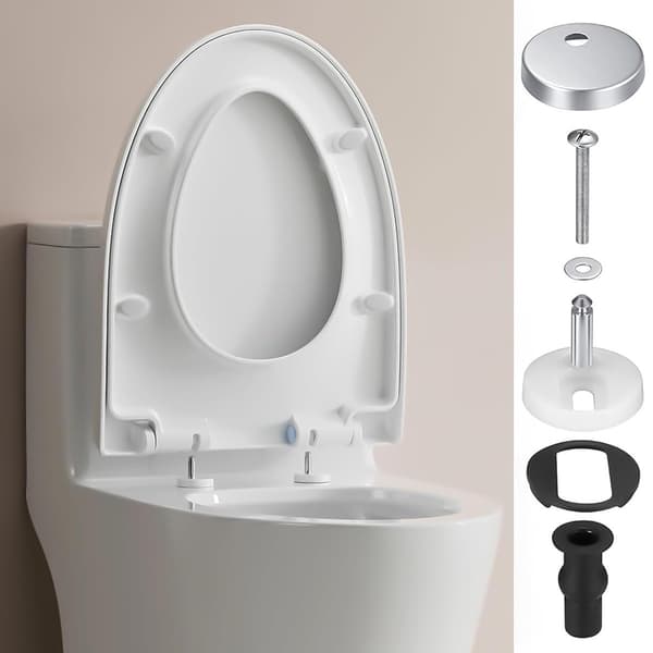 WC-istuimen saranoiden vaihtosarja, yleismalli, ruostumatonta terästä, helppo asentaa