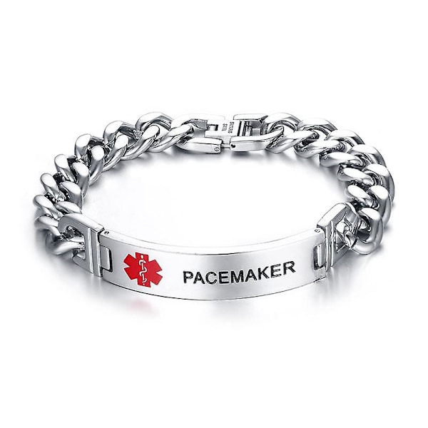 Epilepsi - Medicinskt nödläge, ID-armband PACEMAKER