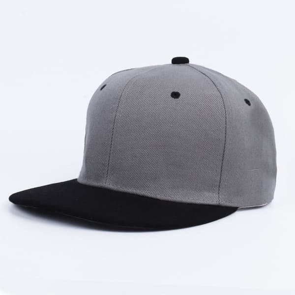 Retro Snapback-kasket, Klassisk Baseballkasket, Udendørs Multifarvet Solhat, Forårsmode Sort og Grå Black and Grey No,
