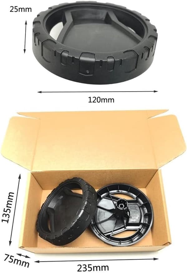 Replacement Wheel for Kärcher K4/K5 Pressure Washer - Spare Part for Long-Lasting Use (1-Pack)