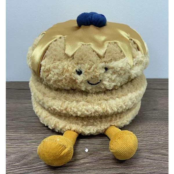 Jellycat Amuseables Fran Pannkaka Plyschleksak 18cm Söt Gåva Mjukt Gosedjur [ZHE]