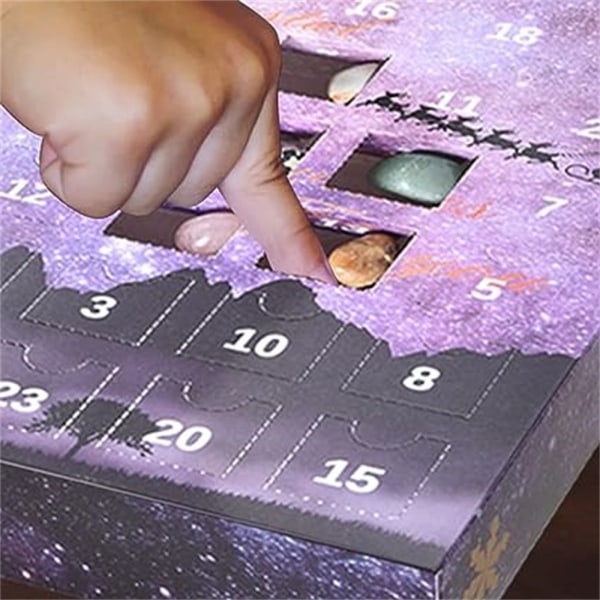 Adventskalender Julklappslåda Kalenderblindlåda