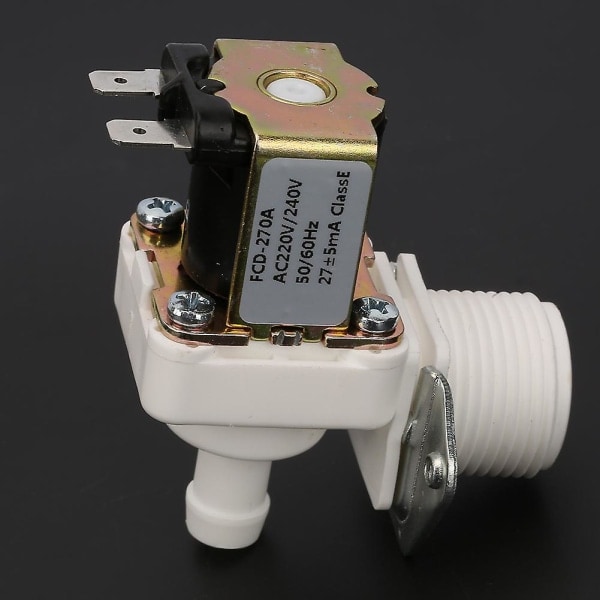 AC 220V N/C Normalt Stängd Typ Plast Elektrisk Magnetventil för Ismaskin