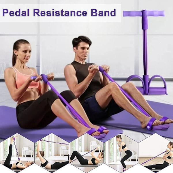 Pedal Resistance Band, Pull Strap, Elastic Pull Rope, Exercise Equipment, Yoga Stretching, Weight Loss Training[ZHE]