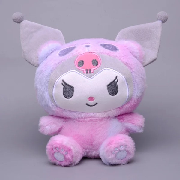 Grensehandel med Kuromi Sanrio familie plysjleker Kuromi Melody dukke Laurel hundedukke 1 1 23CM