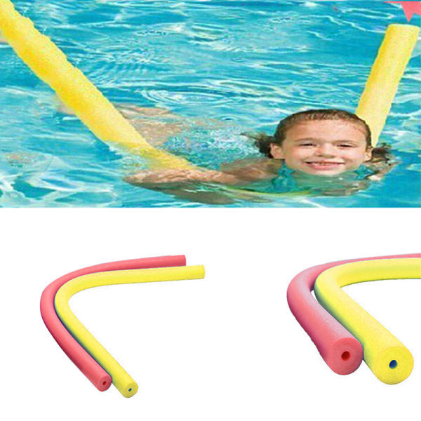 Ihålig Barn & Vuxen Flexibel Lär dig Simma Pool Nudel Vatten Flytbräda Gul
