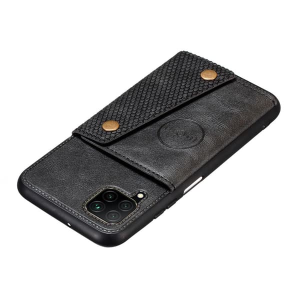 Samsung Galaxy A42 - Stylish Practical Case with Card Holder Mörkblå