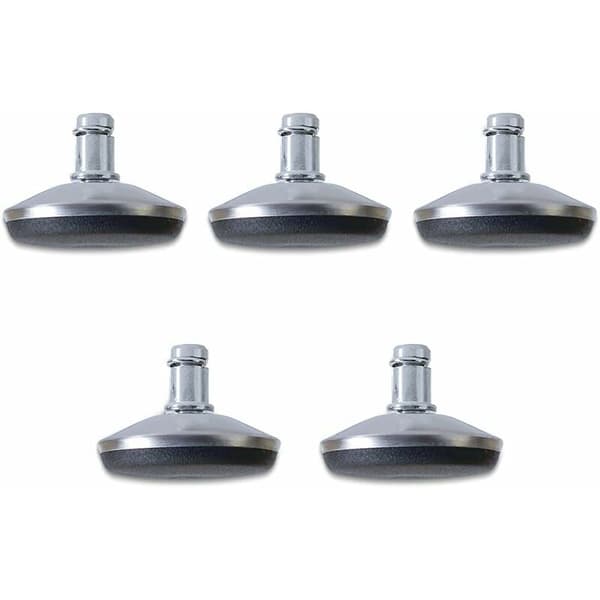 Kontorstol Kontorstol Erstatningshjul Svingbare Hjul for Fast Fast Bendiameter 7/16\" (11 mm) Stamme Kompatibel med de fleste kontorstoler