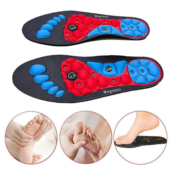 Akusoli Akupressur Innleggssåle, Akusoli Magnetisk Akupressur Innleggssåle black B 41-43