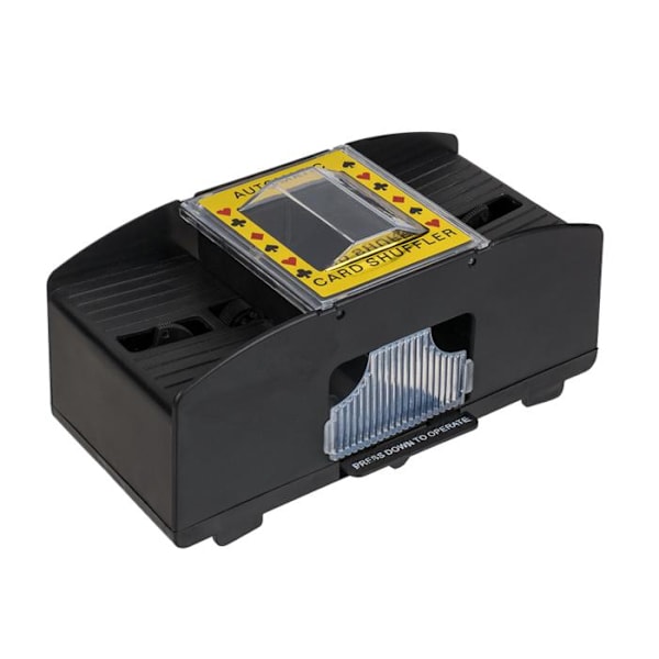 Card Shuffler - Shuffler for Deck of Cards Black Svart