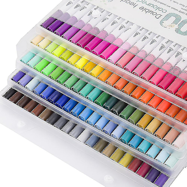 Akrylpenner, 48-fargers permanente vanntette tusjpenner for maling av steiner, DIY fotoalbum, plast akrylpenner-ksize