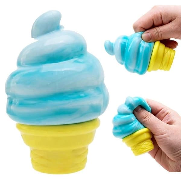 1 stk iskremformet dekompresjons-Needoh Nice Cream Cone-leketøy