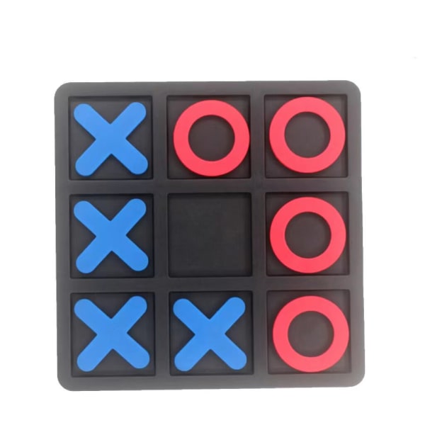 Tic Tac Toe Spil / Luffarschack - 10 cm Sort