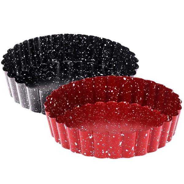 Paiformer med avtakbar bunn, non-stick, 12 cm, 2 stk 155