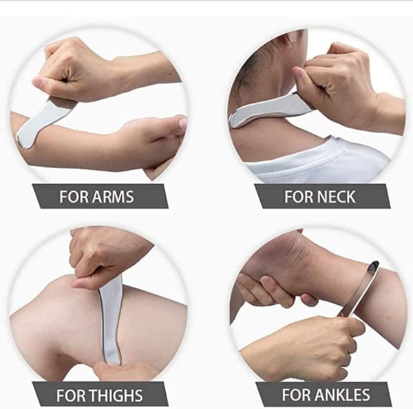 Gua Sha Massage Tool Stainless Steel Gua Sha Gua Sha Muscle Scraper Massage Tool Soft Tissue Mobilization Tool Physiotherapy Tool