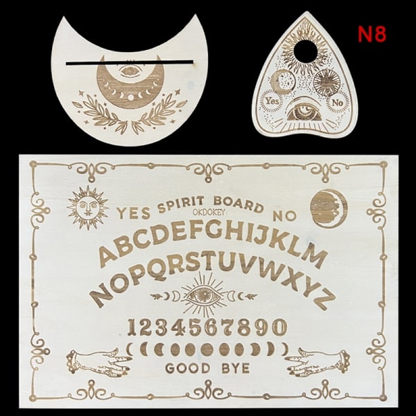 Trägraverad spådomstavla Ouija Boa - Perfekt 5