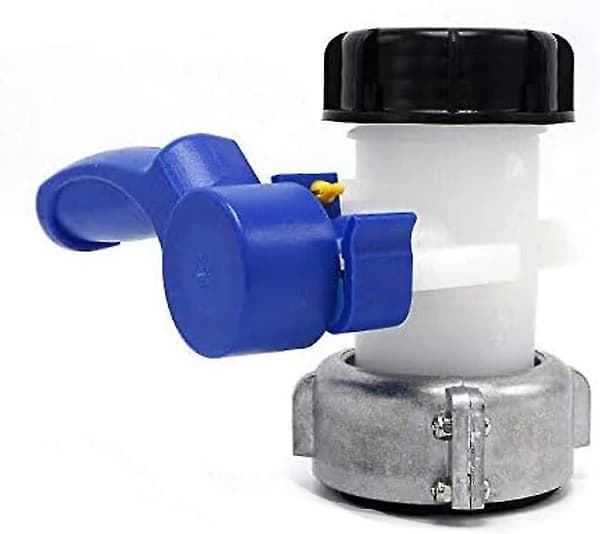 IBC Tank Butterfly Ventil, DN50 Flensadapter (75mm, Aluminium) [DPD]