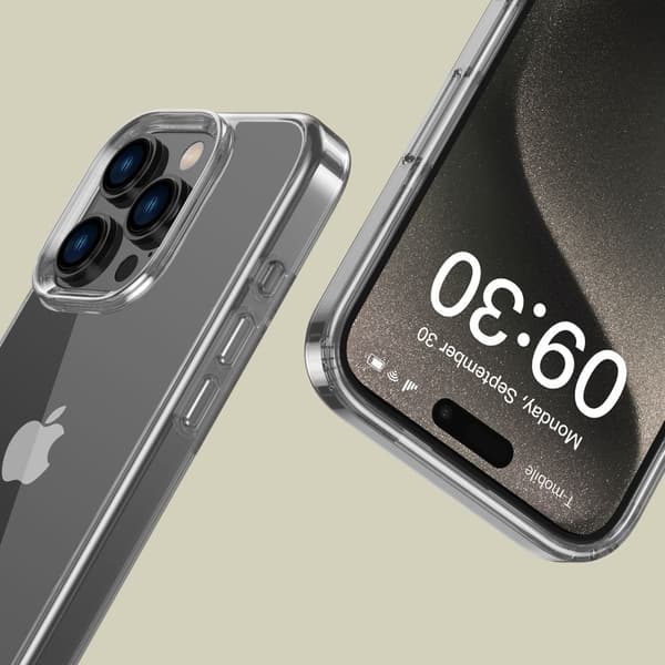 FlexAir Hybrid Clear Case Kompatibel med iPhone 16 Pro[ZHE] 80