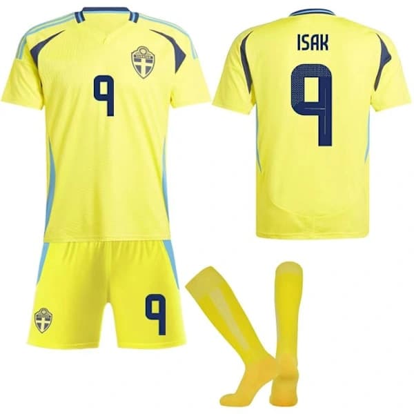 Sveriges landslagströja för barn #34 Isak[ZHE] 22 ISAK