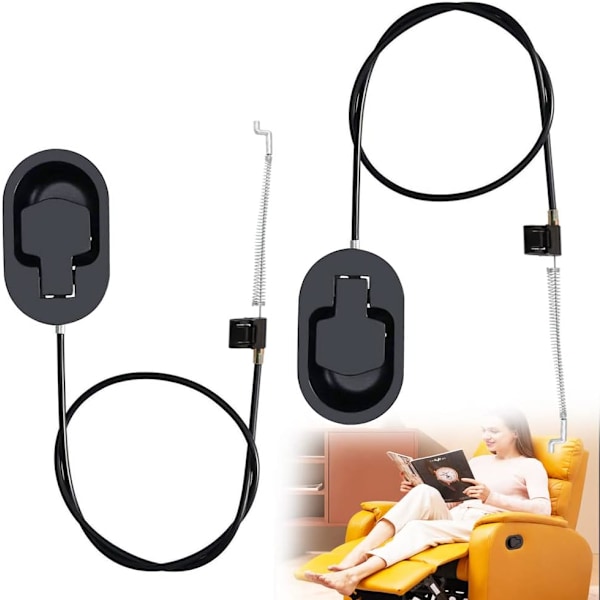2 st Recliner Utlösningshandtag Universell Soffa Stol Recliner Handtag