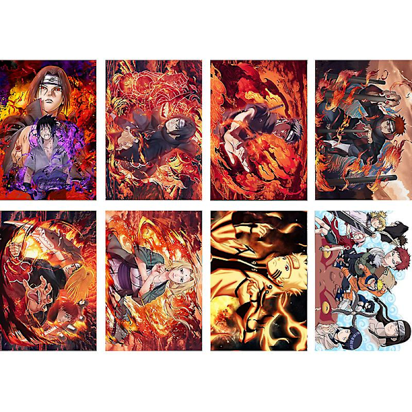 Naruto Poster 8 stk A3 Størrelse