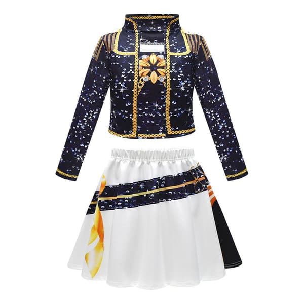 Demon Hunter K-Pop Kostym för Kvinnor & Barn | 3-Delad Halloween Outfit[ZHE] No. 4 3-piece set 110cm