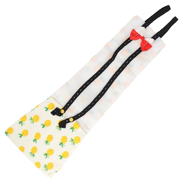 Fjäderfäblöjor Tvättbara Återanvändbara Trendiga och vattentäta kycklingblöjor för höns, ankor, Ananas M
