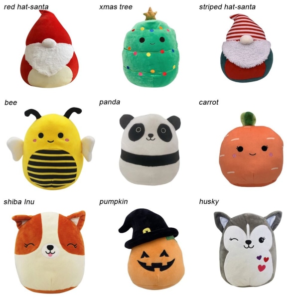 20-25 cm Squishmallow Pude Plyslegetøj JULETRÆ JULETRÆ xmas tree