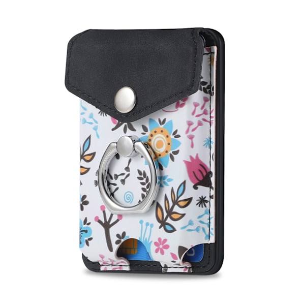 Magnetisk Magsafe-kortholder, malt ringkortholder, N52 bakre klistremerkekortholder Blue