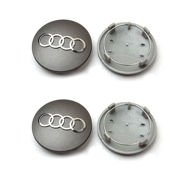 4x Audi Navkapslar 69mm YD, Kompatibel med A4, A4L, A6L[ZHE] B