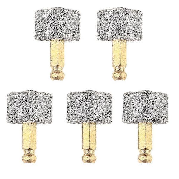 10 stk. hundeklokvernhjul erstatningsslipehode erstatningshode Grey 5pcs