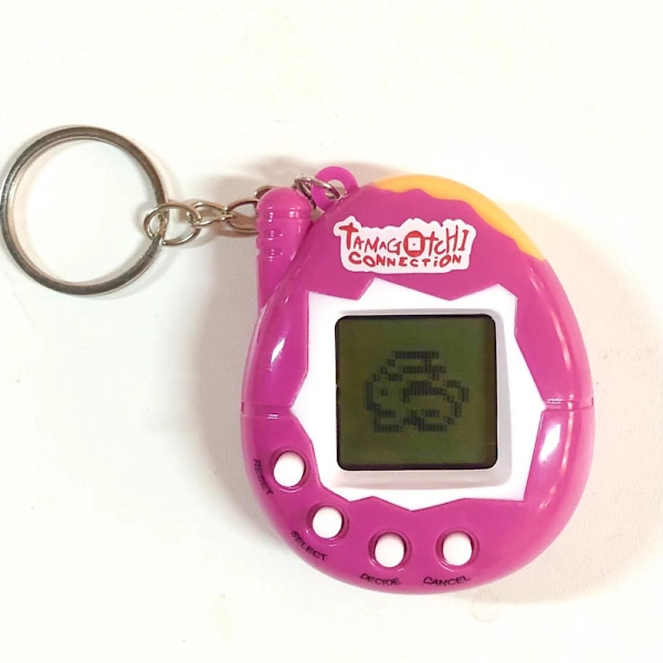 Tamagotchi - Retro Elektronisk Husdjur - Rosa - Två slumpmässiga varianter: med antenn/utan antenn 1-Pack