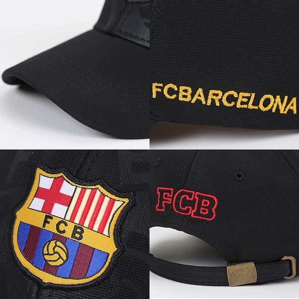 FC Barcelona broderad baseballkeps navy blue